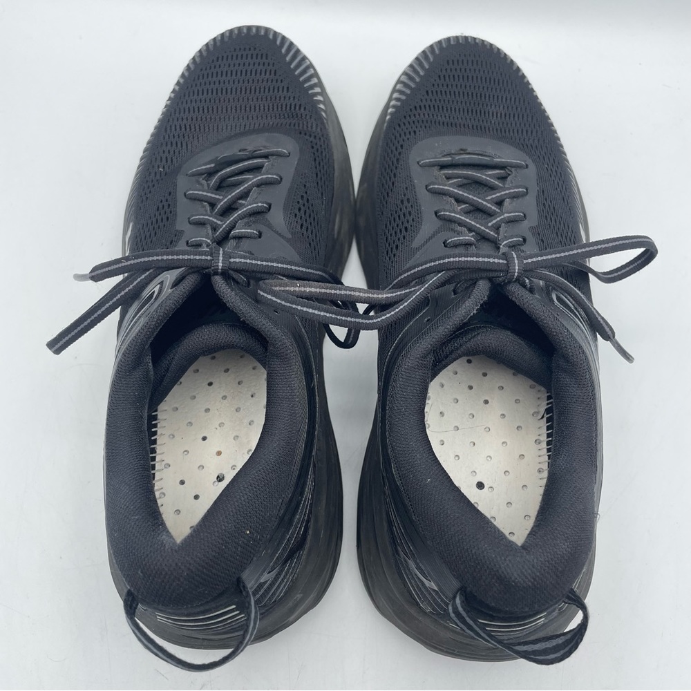 Hoka One One Black Athletic Shoes with Cushioned Sole and Breathable Mesh - Picture 7 of 10